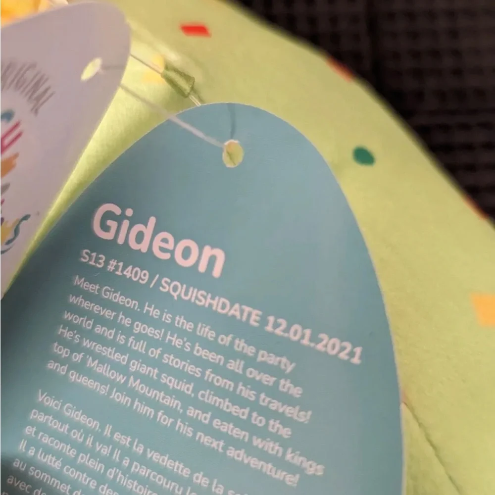 NWT 13” Gideon the Guacamole Squishmallow - Picture 5 of 5